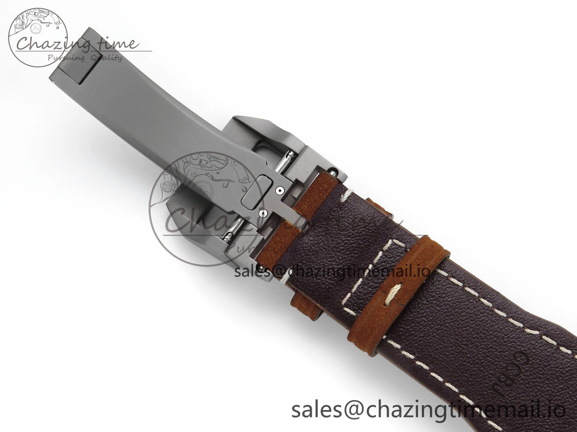 Big Pilot IW329701 M+F 1:1 Best Edition Black Dial on Brown Leather Strap MY8205