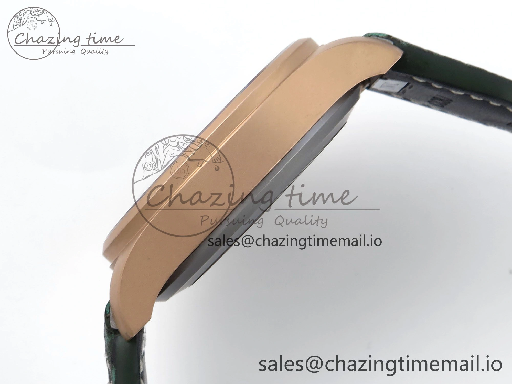 Big Pilot IW329702 M+F 1:1 Best Edition Green Dial on Green Leather Strap MY8205