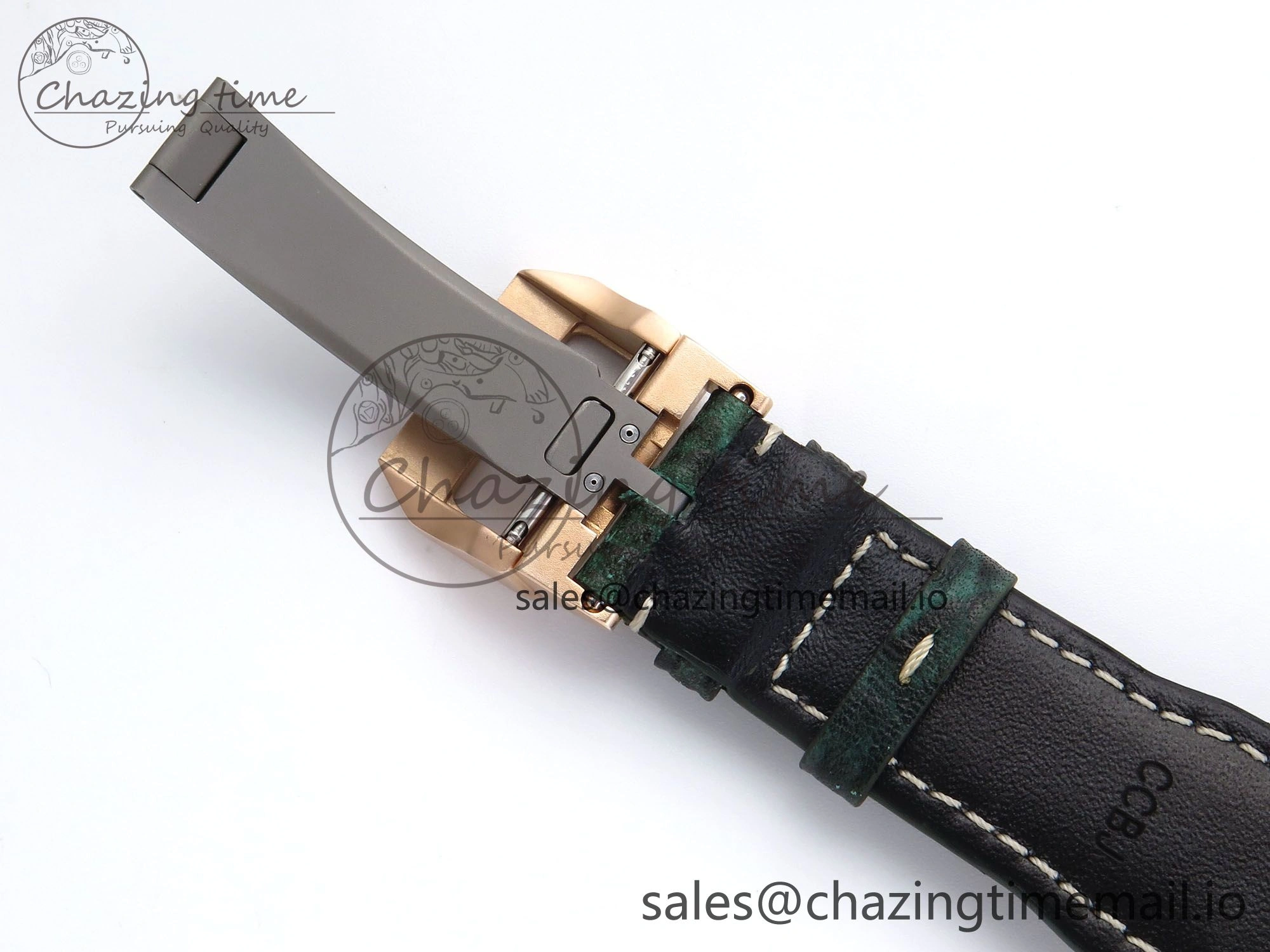 Big Pilot IW329702 M+F 1:1 Best Edition Green Dial on Green Leather Strap MY8205