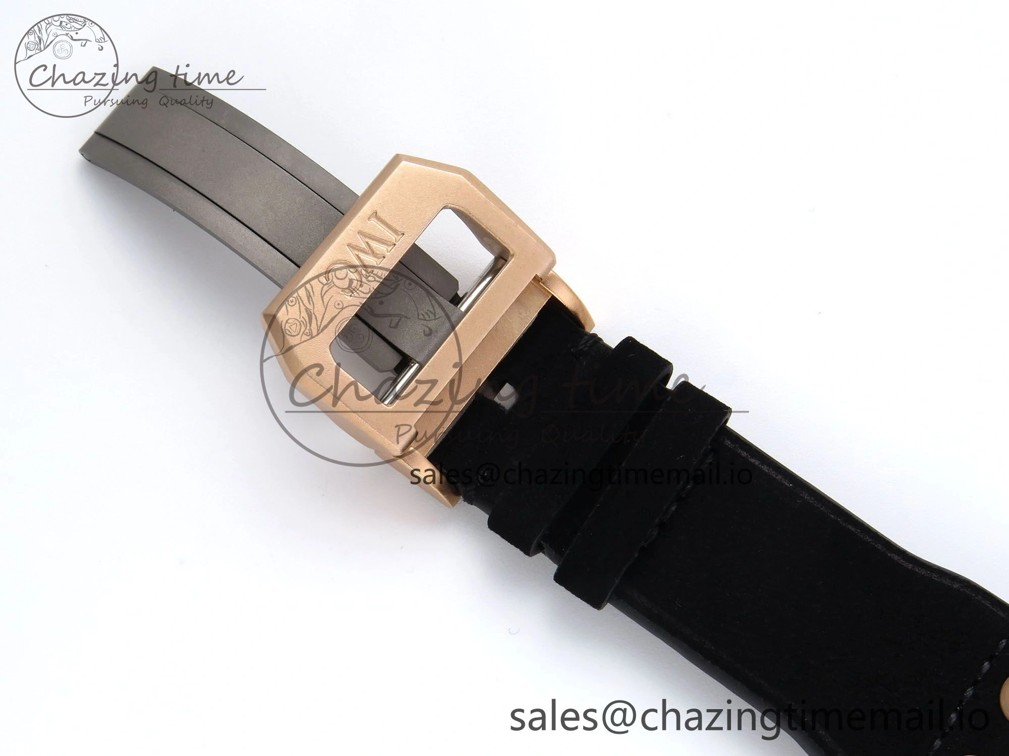 Big Pilot IW329703 M+F 1:1 Best Edition Black Dial on Black Nylon Strap MY8205