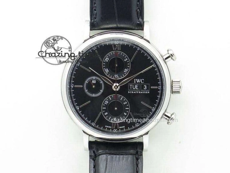 Big Pilot IW5009 Grey Dial ZF Edition Grey Dial On Brown Leather Strap A51111 (Fantasy Dial Color)