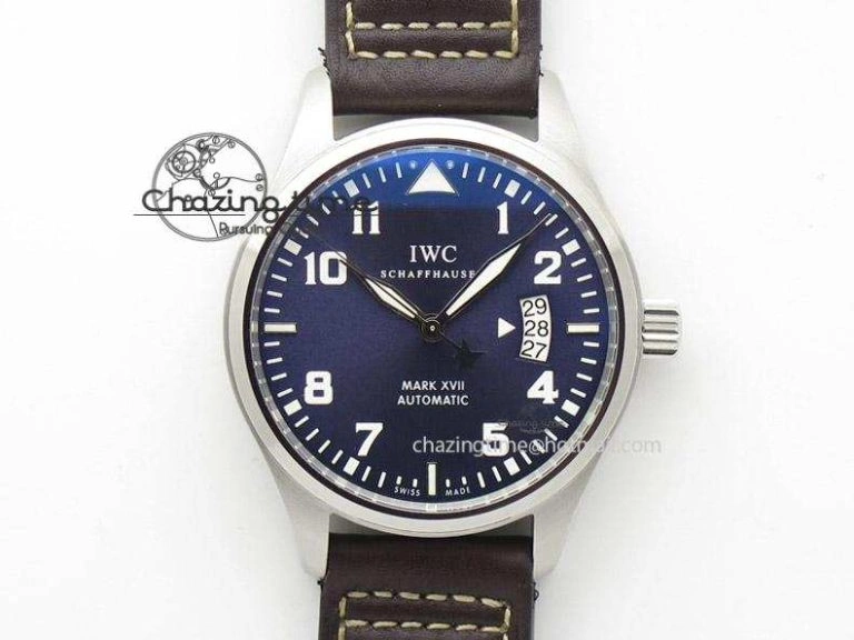 Big Pilot IW5009 Grey Dial ZF Edition Grey Dial On Brown Leather Strap A51111 (Fantasy Dial Color)