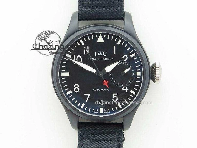 Big Pilot IW5009 Grey Dial ZF Edition Grey Dial On Brown Leather Strap A51111 (Fantasy Dial Color)