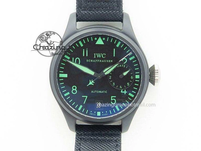 Big Pilot IW5009 Grey Dial ZF Edition Grey Dial On Brown Leather Strap A51111 (Fantasy Dial Color)