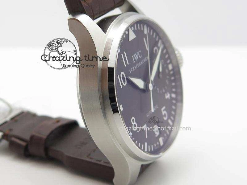 Big Pilot IW5009 Grey Dial ZF Edition Grey Dial On Brown Leather Strap A51111 (Fantasy Dial Color)