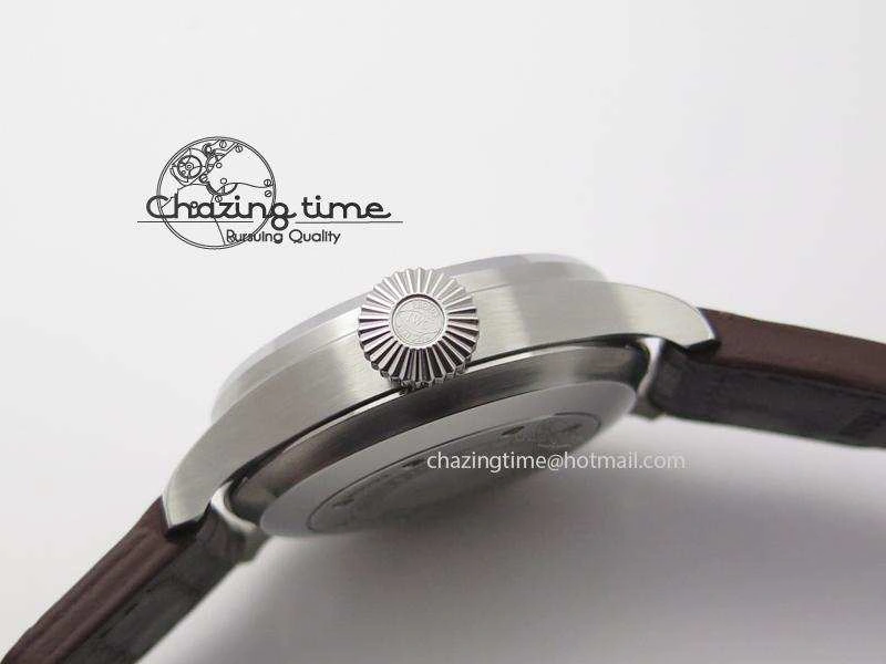 Big Pilot IW5009 Grey Dial ZF Edition Grey Dial On Brown Leather Strap A51111 (Fantasy Dial Color)