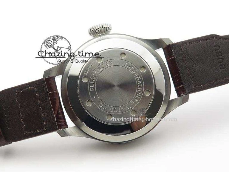 Big Pilot IW5009 Grey Dial ZF Edition Grey Dial On Brown Leather Strap A51111 (Fantasy Dial Color)
