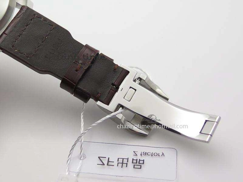 Big Pilot IW5009 Grey Dial ZF Edition Grey Dial On Brown Leather Strap A51111 (Fantasy Dial Color)