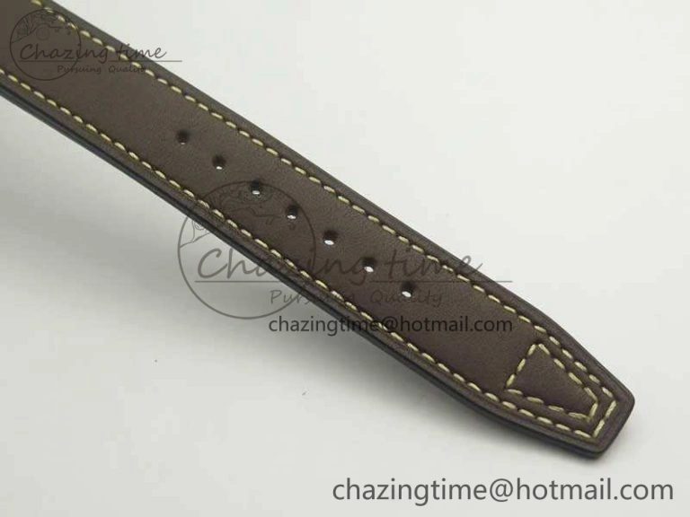 Big Pilot IW501004 Titanium ZF 1:1 Best Edition Black Dial On Brown Leather Strap A52110