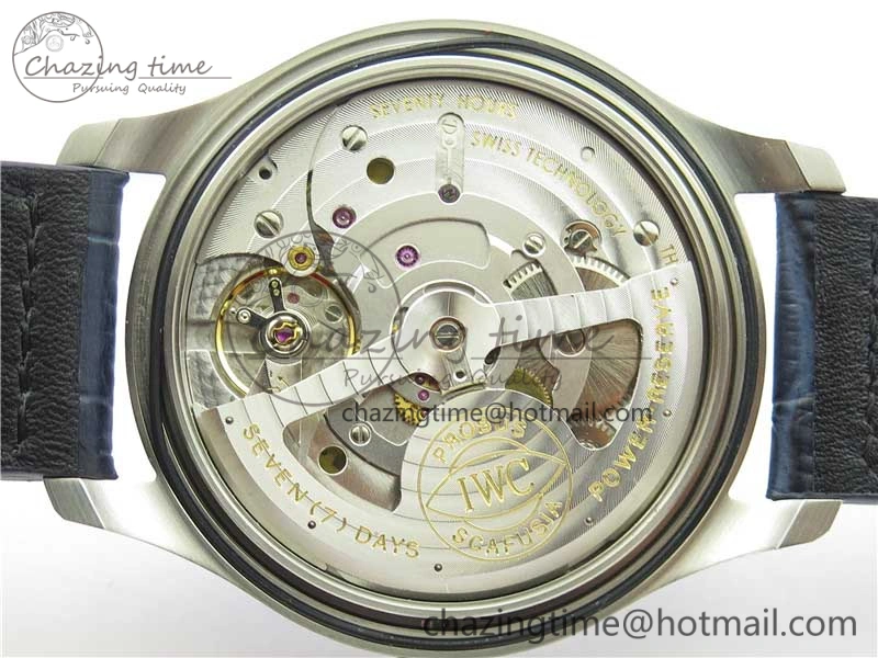 Big Pilot IW501008 “Boutique London” SS ZF Best Edition Blue Dial on Blue Leather Strap A52010