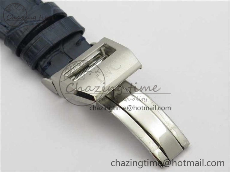 Big Pilot IW501008 “Boutique London” SS ZF Best Edition Blue Dial on Blue Leather Strap A52010