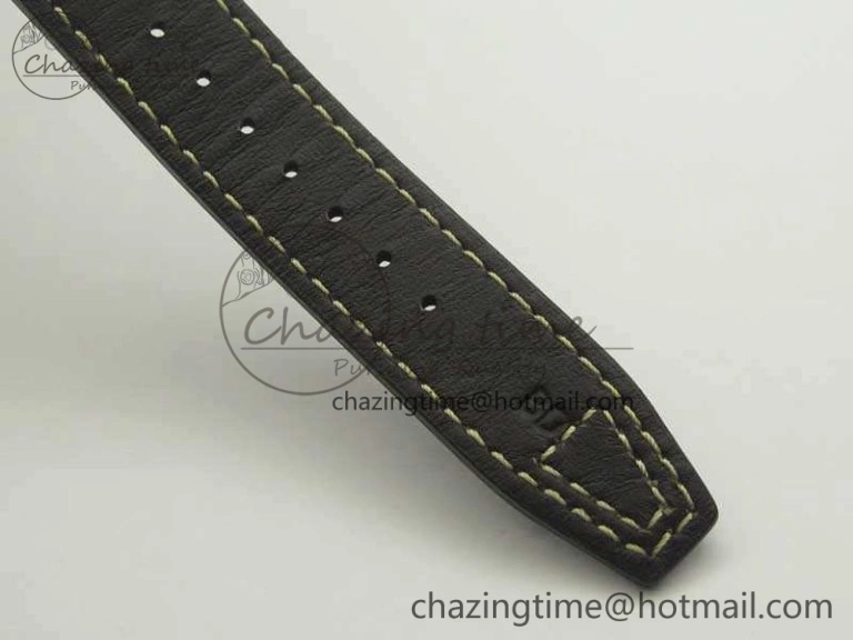 Big Pilot IW510301 Satin-Polished RG YLF Best Edition Black Dial On Leather Strap A521111