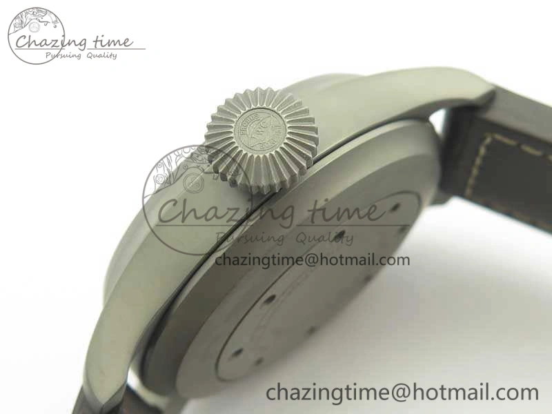 Big Pilot IW510301 Satin-Polished SS YLF Best Edition Black Dial On Leather Strap A521111