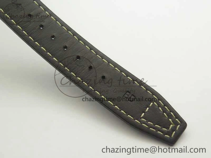Big Pilot IW510301 Satin-Polished SS YLF Best Edition Black Dial On Leather Strap A521111