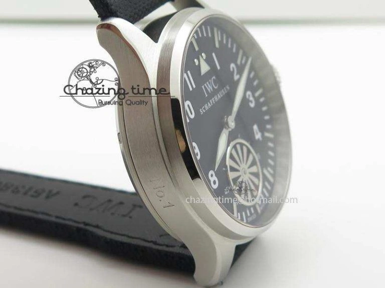 Big Pilot “Markus Buhler” IW5003 Turbine Movement On Black Strap A6497