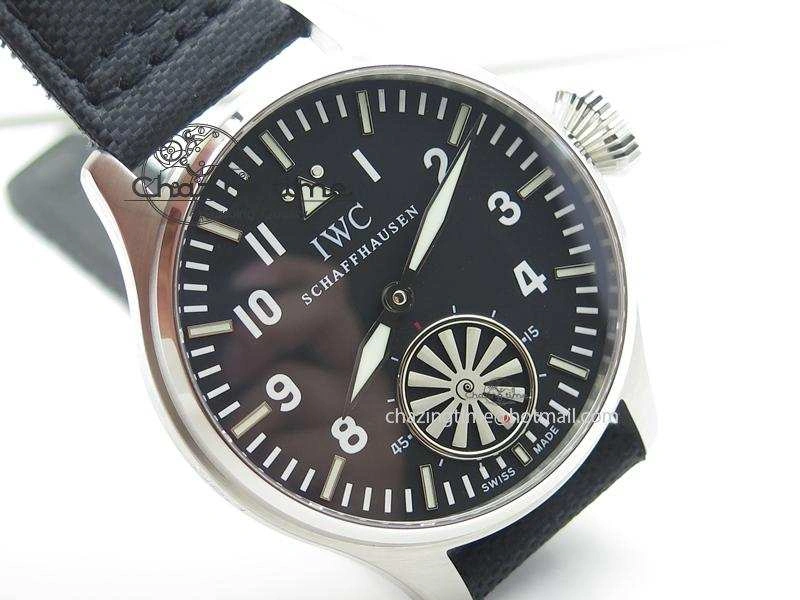 Big Pilot “Markus Buhler” IW5003 Turbine Movement On Black Strap A6497