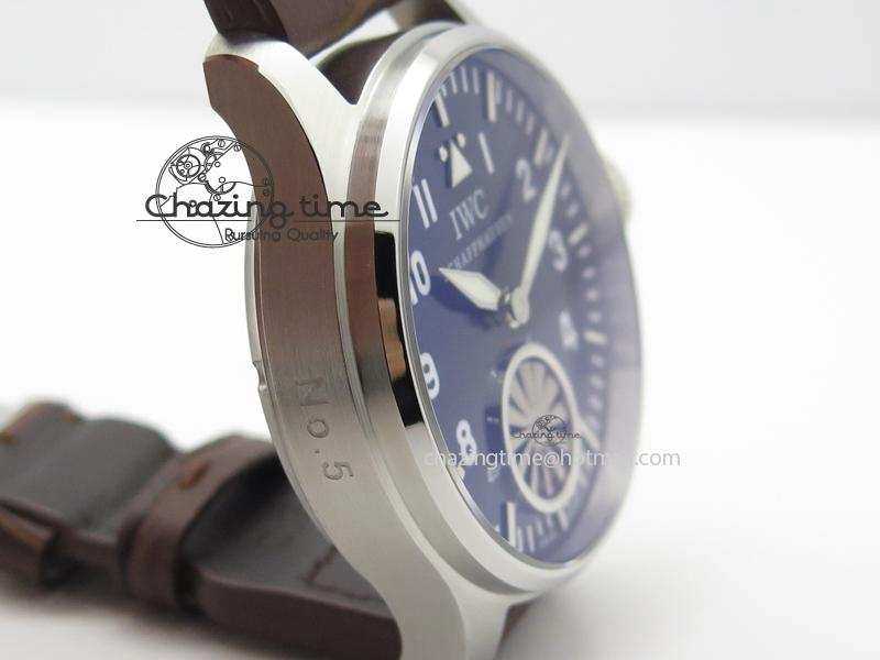 Big Pilot “Markus Buhler” IW5003 Turbine V6F Best Edition Blue Dial On Leather Strap A6498