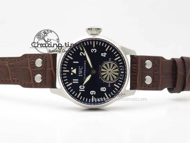 Big Pilot “Markus Buhler” IW5003 Turbine V6F Best Edition Blue Dial On Leather Strap A6498
