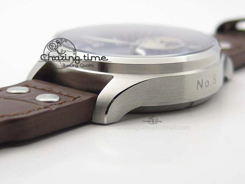 Big Pilot “Markus Buhler” IW5003 Turbine V6F Best Edition Blue Dial On Leather Strap A6498
