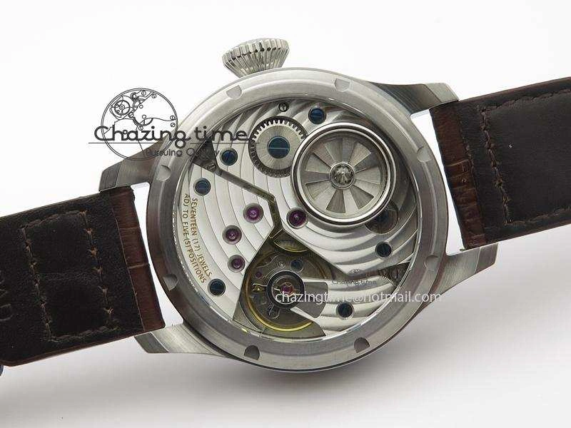 Big Pilot “Markus Buhler” IW5003 Turbine V6F Best Edition Blue Dial On Leather Strap A6498