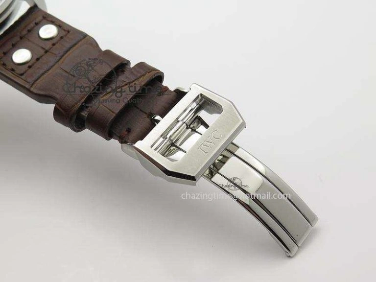 Big Pilot “Markus Buhler” IW5003 Turbine V6F Best Edition Blue Dial On Leather Strap A6498