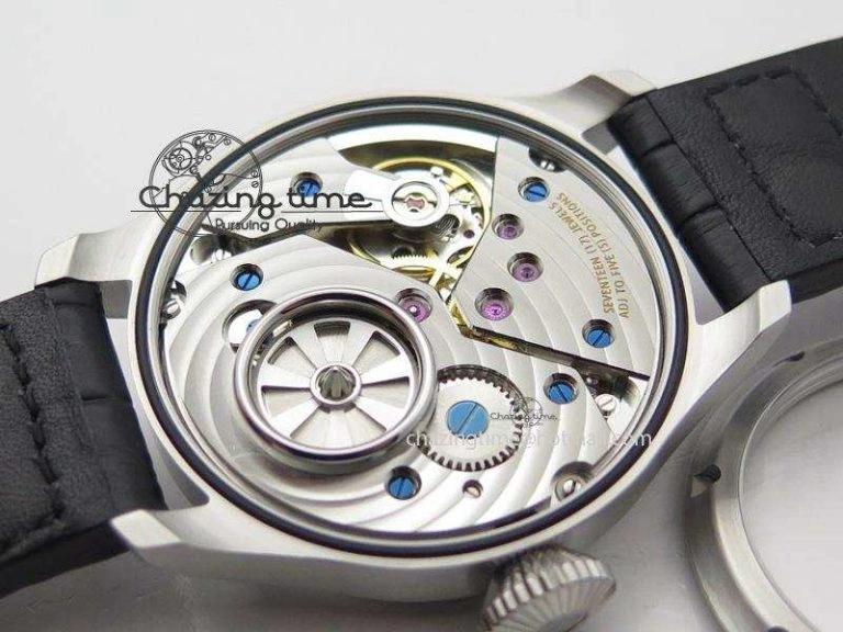 Big Pilot “Markus Buhler” IW5003 Turbine V6F Best Edition Grey Dial On Leather Strap A6498
