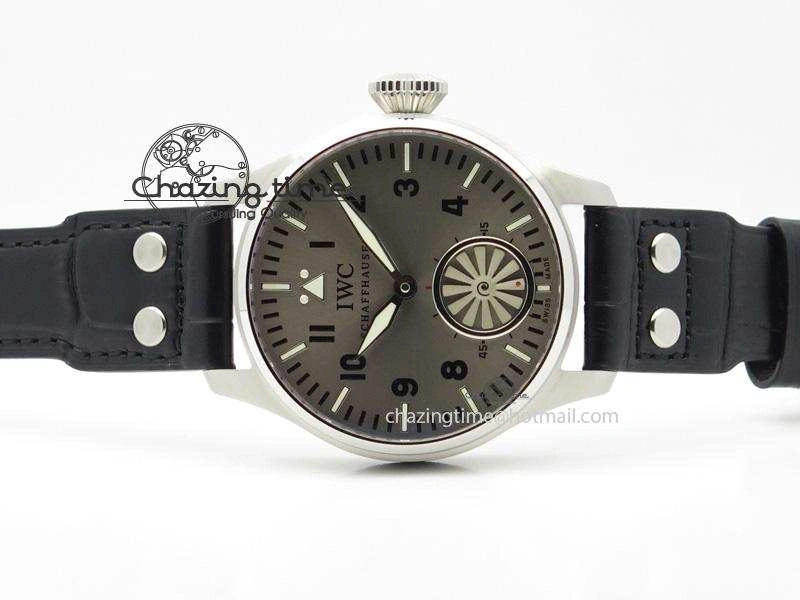 Big Pilot “Markus Buhler” IW5003 Turbine V6F Best Edition Grey Dial On Leather Strap A6498
