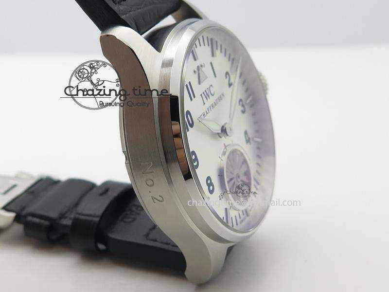 Big Pilot “Markus Buhler” IW5003 Turbine V6F Best Edition Silver Dial On Leather Strap A6498
