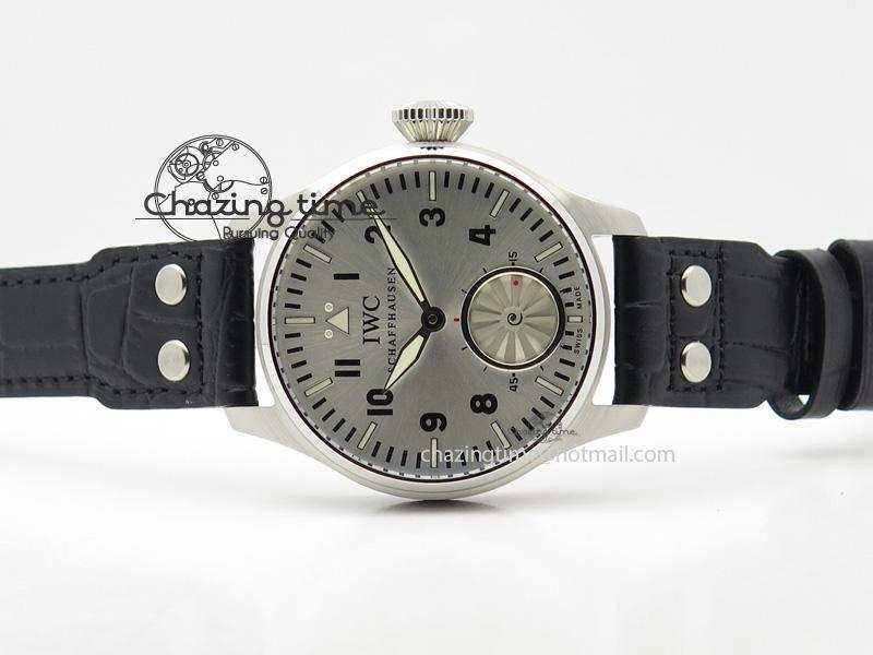 Big Pilot “Markus Buhler” IW5003 Turbine V6F Best Edition Silver Dial On Leather Strap A6498