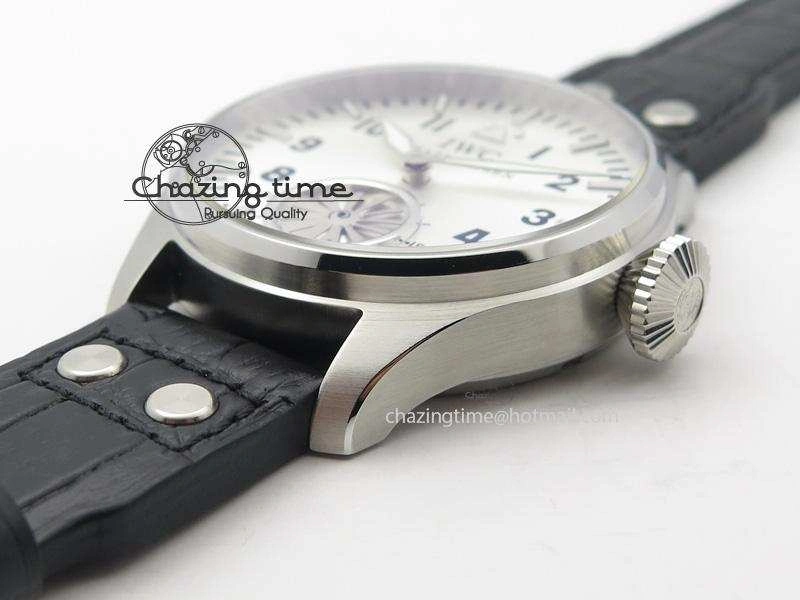 Big Pilot “Markus Buhler” IW5003 Turbine V6F Best Edition Silver Dial On Leather Strap A6498
