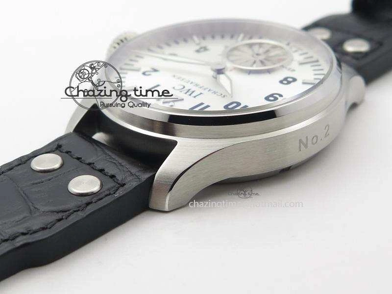 Big Pilot “Markus Buhler” IW5003 Turbine V6F Best Edition Silver Dial On Leather Strap A6498