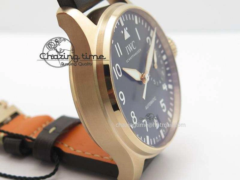 Big Pilot Real PR 2016 IW500917 RG ZF Best Edition Gray Dial On Brown Leather Strap A51111