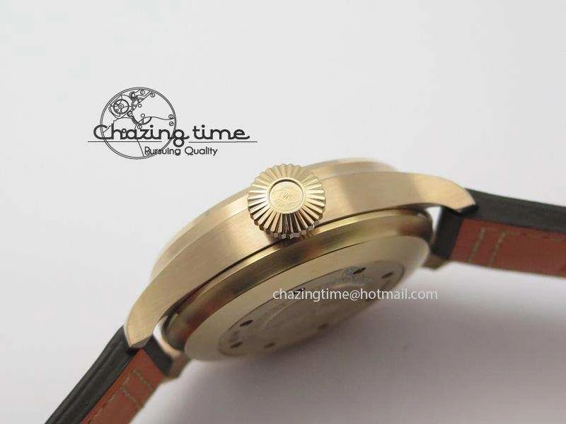 Big Pilot Real PR 2016 IW500917 RG ZF Best Edition Gray Dial On Brown Leather Strap A51111