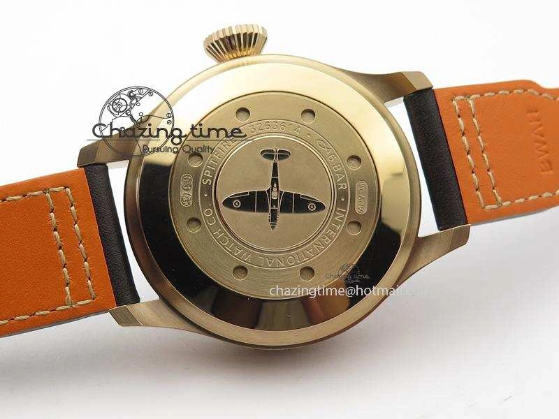 Big Pilot Real PR 2016 IW500917 RG ZF Best Edition Gray Dial On Brown Leather Strap A51111