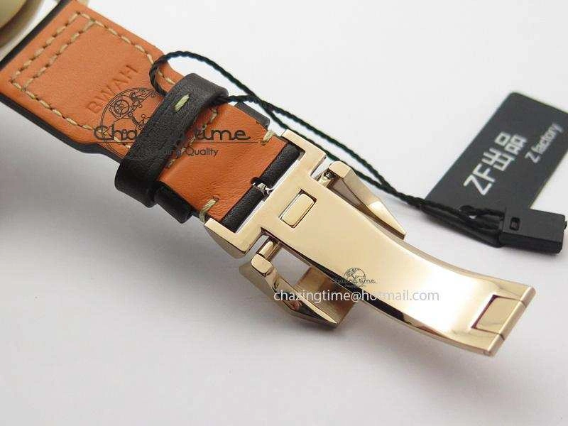 Big Pilot Real PR 2016 IW500917 RG ZF Best Edition Gray Dial On Brown Leather Strap A51111