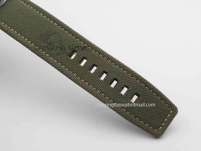 Big Pilot Real PR 48mm IW501902 Real Ceramic ZF 1:1 Best Edition On Green Nylon Strap A51111 V2