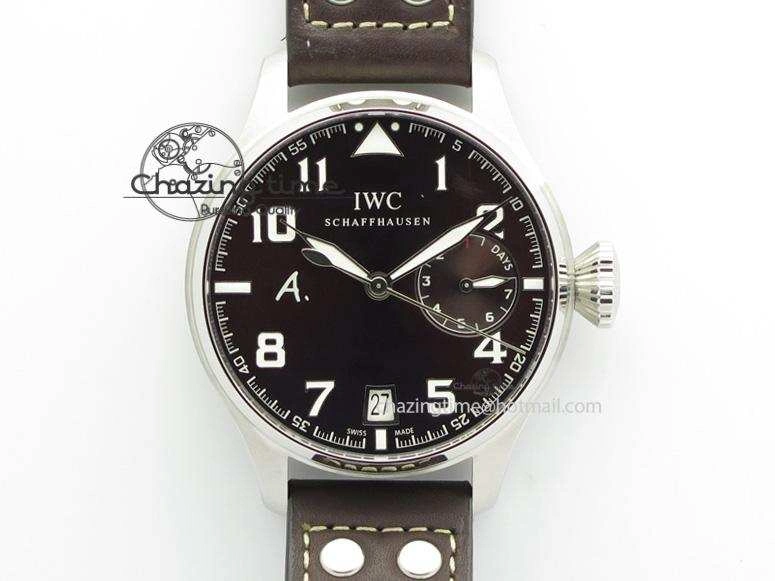 Big Pilot Real PR IW500422 ZF Best Edition Brown Dial On Brown Leather Strap A51111