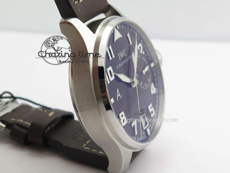 Big Pilot Real PR IW500422 ZF Best Edition Brown Dial On Brown Leather Strap A51111