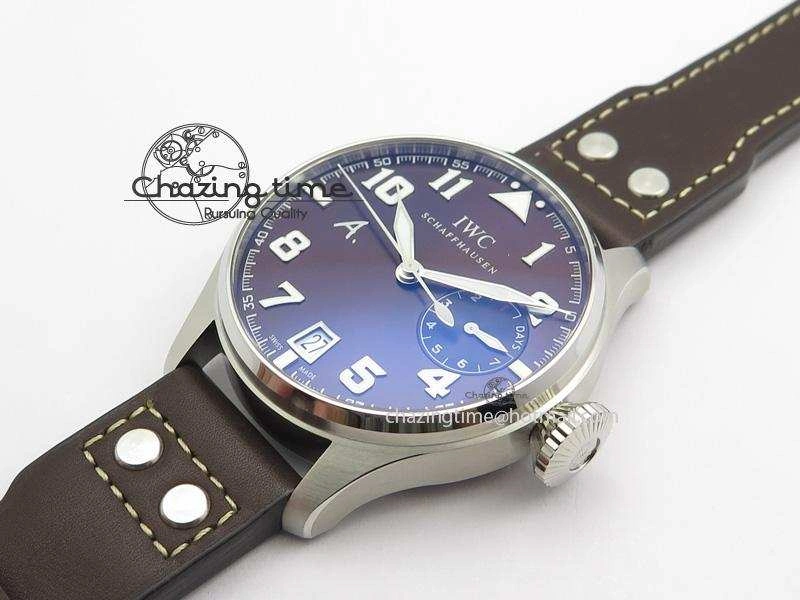 Big Pilot Real PR IW500422 ZF Best Edition Brown Dial On Brown Leather Strap A51111