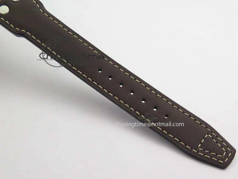 Big Pilot Real PR IW500422 ZF Best Edition Brown Dial On Brown Leather Strap A51111