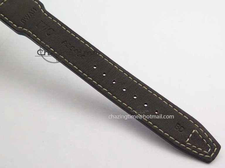 Big Pilot Real PR IW500422 ZF Best Edition Brown Dial On Brown Leather Strap A51111