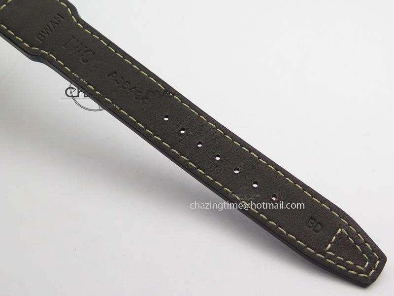 Big Pilot Real PR IW500422 ZF Best Edition Brown Dial On Brown Leather Strap A51111
