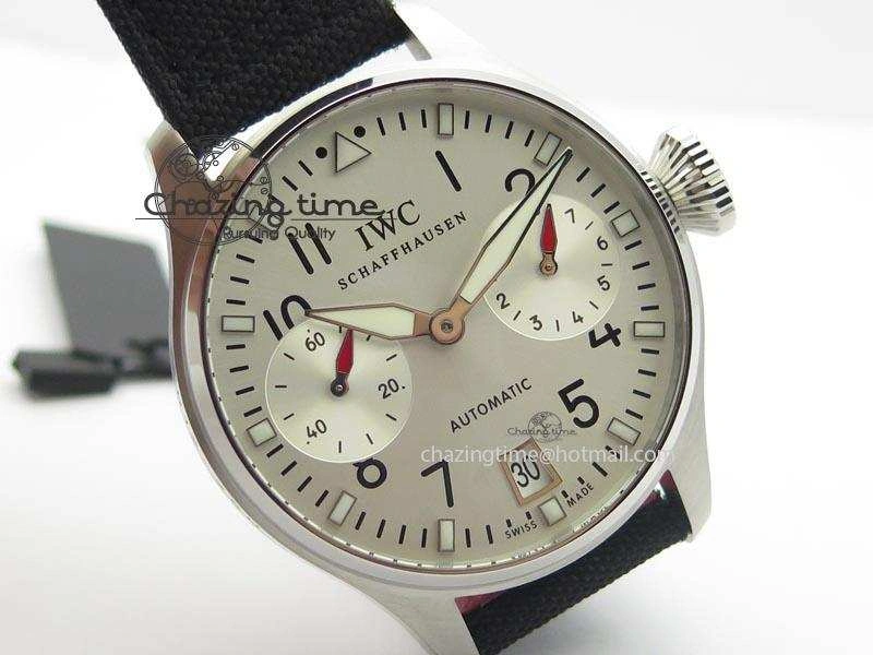 Big Pilot Real PR IW500432 DFB Limited Edition ZF 1:1 Best Edition On Black Nylon Strap A51011