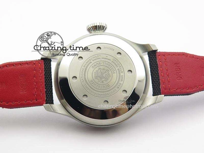 Big Pilot Real PR IW500432 DFB Limited Edition ZF 1:1 Best Edition On Black Nylon Strap A51011