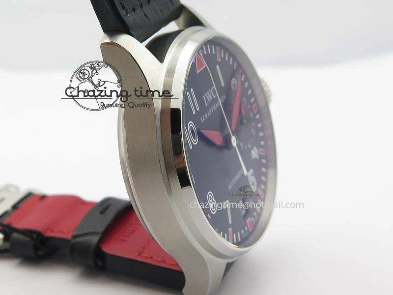 Big Pilot Real PR IW500433 “Muhammad Ali” ZF Best Edition On Black Leather Strap A51111