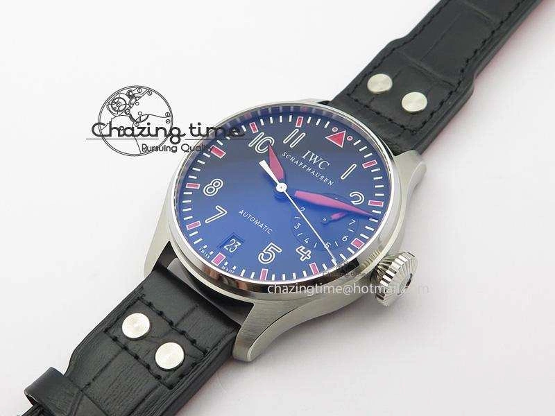 Big Pilot Real PR IW500433 “Muhammad Ali” ZF Best Edition On Black Leather Strap A51111