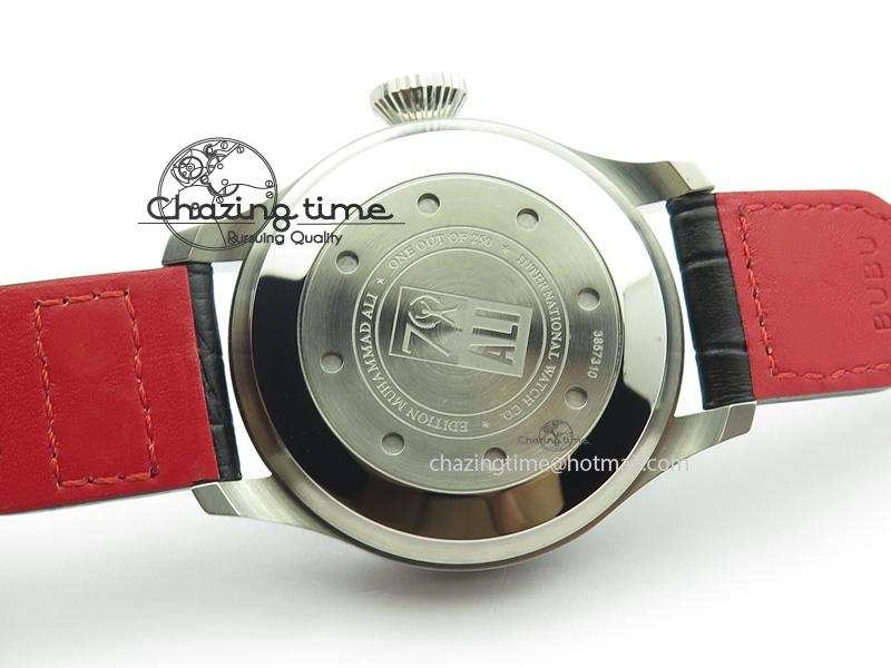 Big Pilot Real PR IW500433 “Muhammad Ali” ZF Best Edition On Black Leather Strap A51111