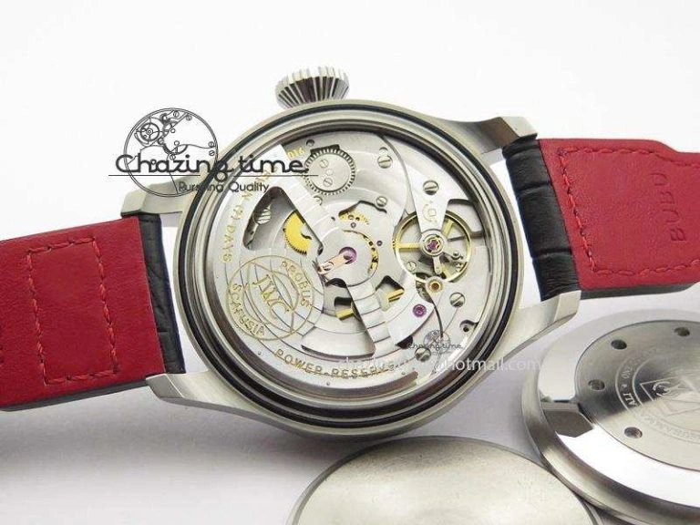 Big Pilot Real PR IW500433 “Muhammad Ali” ZF Best Edition On Black Leather Strap A51111