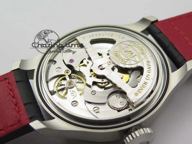 Big Pilot Real PR IW500433 “Muhammad Ali” ZF Best Edition On Black Leather Strap A51111