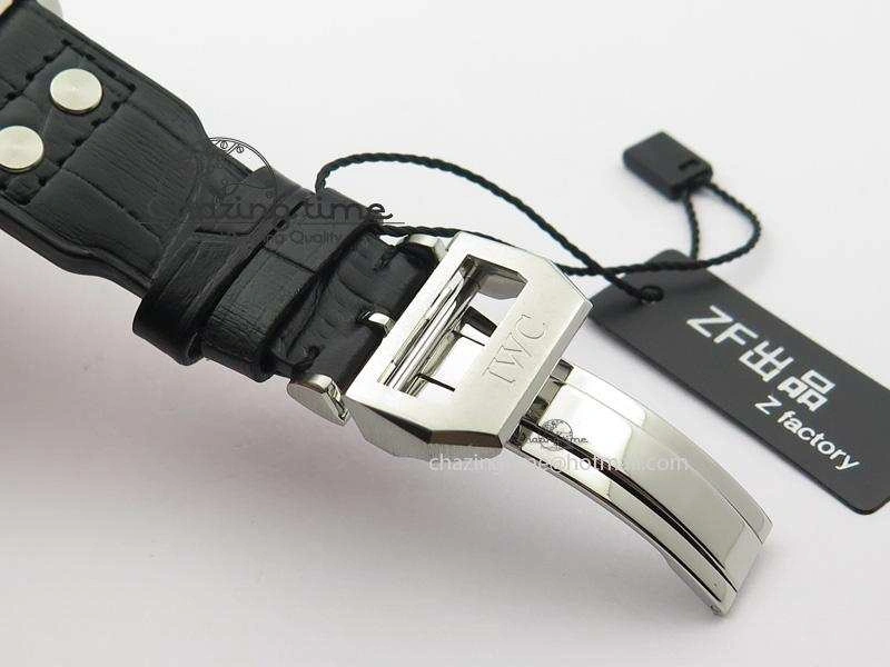Big Pilot Real PR IW500433 “Muhammad Ali” ZF Best Edition On Black Leather Strap A51111